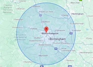 Service Area Map - UK Secure Shutters